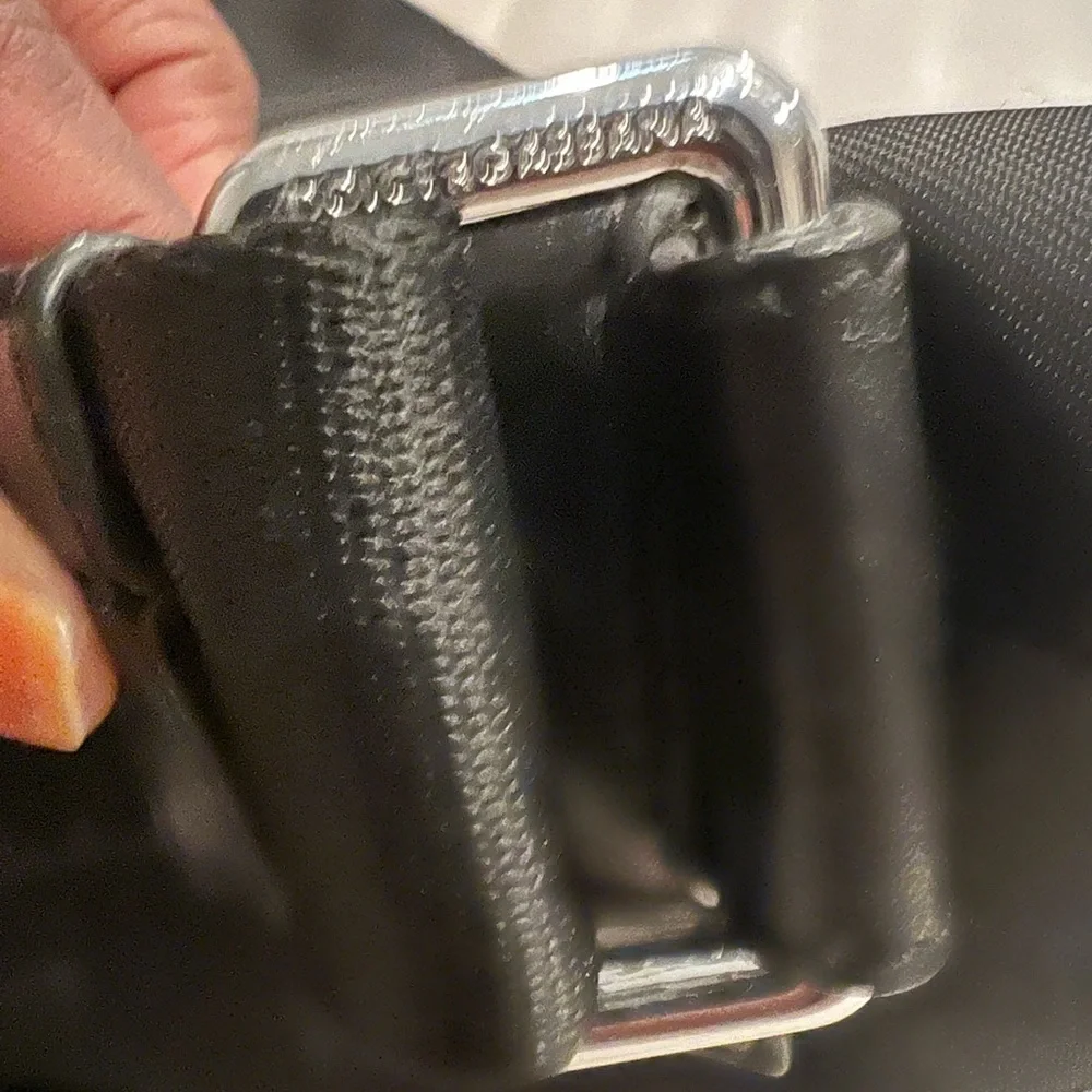 Dolce & Gabbana Black Nylon and Leather Messenger Bag